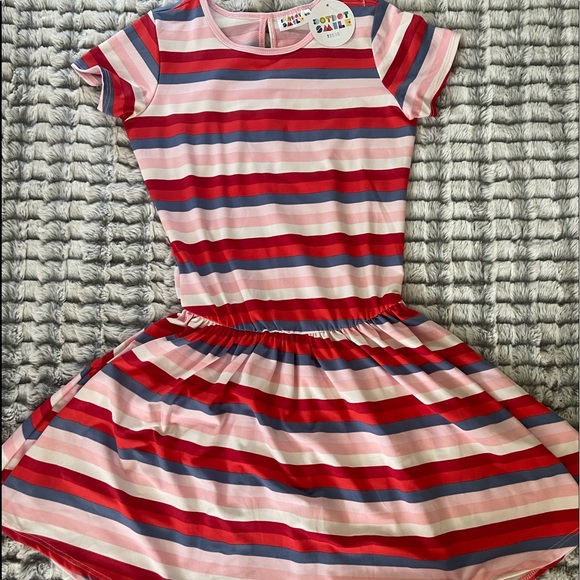 Stripped Girls Dress - Picture 1 of 3